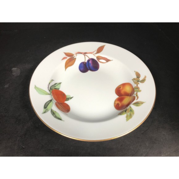 Royal Worcester Evesham Gold Rimmed Soup Bowl 9" NWOT - Picture 7 of 8